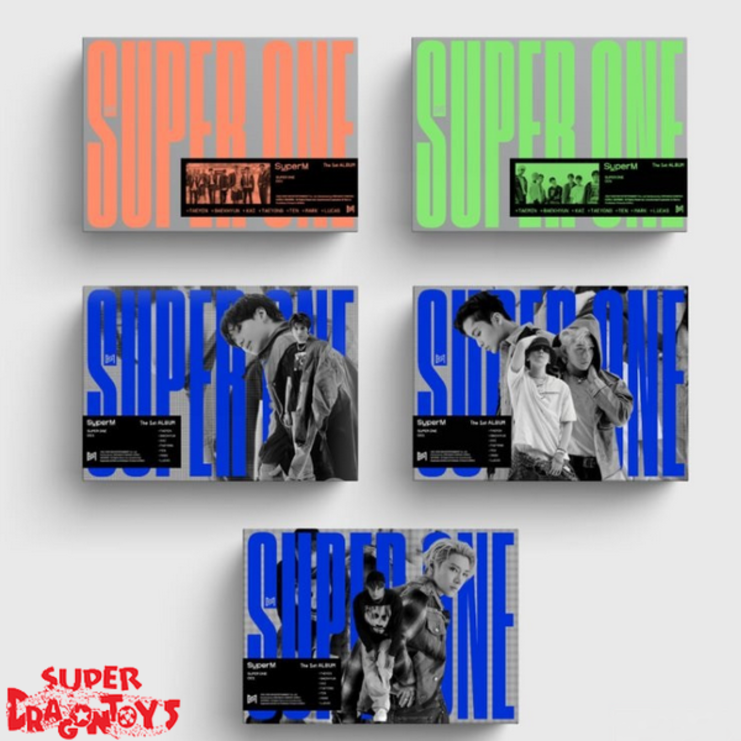 SUPER M - SUPER ONE - 1ST ALBUM [AMERICAN EDITION] - SUPER DRAGON TOYS