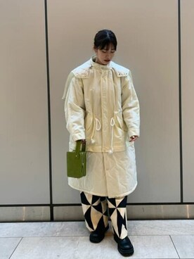 キルティングモッズコート【MAISON SPECIAL/メゾンスペシャル】を使っ