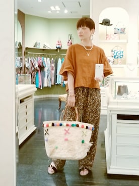 SENSI STUDIOのかごバッグを使った人気ファッションコーディネート - WEAR