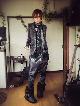 Imperfect/Perfect Malibu Cowboyのブーツを使った人気ファッション