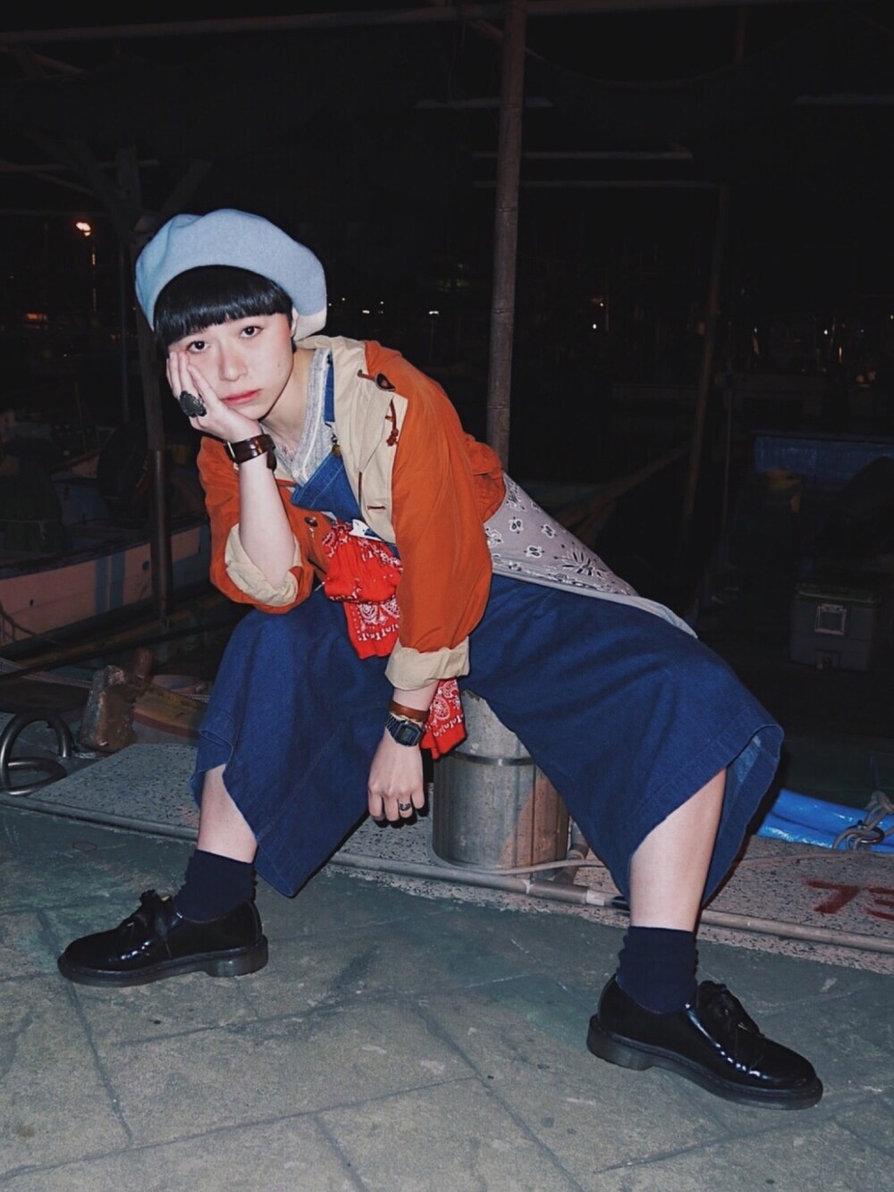 orSlowのつなぎ/オールインワンを使った人気ファッション