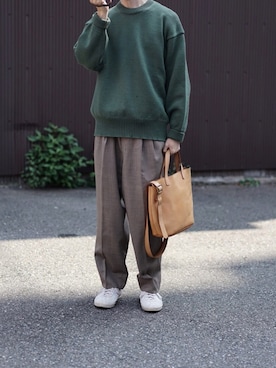 AURALEE(オーラリー)】SUPER MILLED KNIT BIG P/Oを使った人気