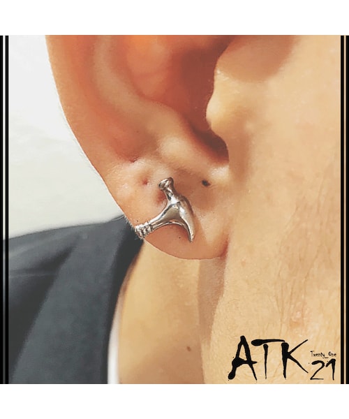 no brand（ノーブランド）の「両耳用（2点セット）ハンマー ストレート