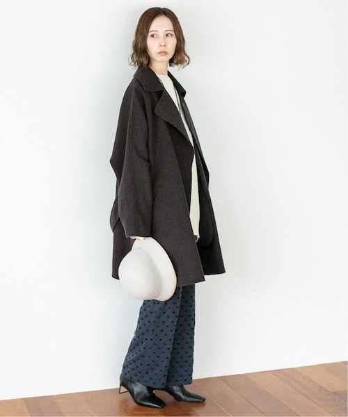 IENA（イエナ）の「MANTECO PUREダブルフェイスショートコート