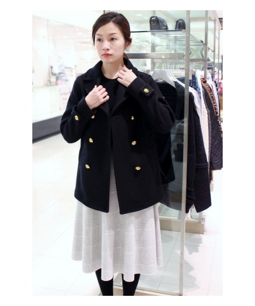 IENA（イエナ）の「ラムリバーメルトンPコート（ピーコート）」 - WEAR