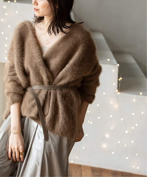 Noble（ノーブル）の「ラクーンニットオーバーカーディガン◇（）」 - WEAR