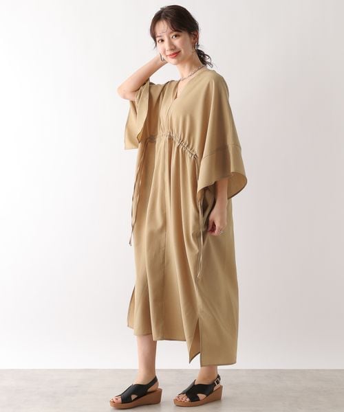 LEPSIM（レプシィム）の「Vネックシャーリングワンピース（）」 - WEAR