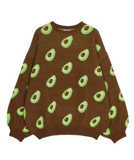 フード総柄ニット[商品：PN24AW-030] - PUNYUS Online Store / 公式通販