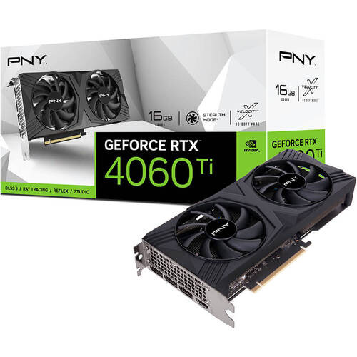 PNY PNY GeForce RTX4060 Ti 16GB VERTO STANDARD DUAL FAN
