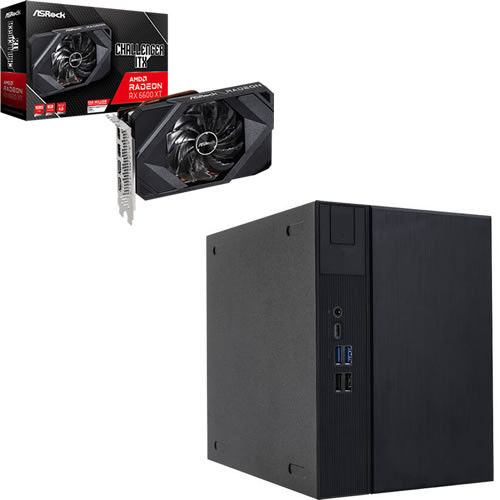 ASRock アスロック DeskMeet B660 + ASRock RX 6600 XT Challenger ITX