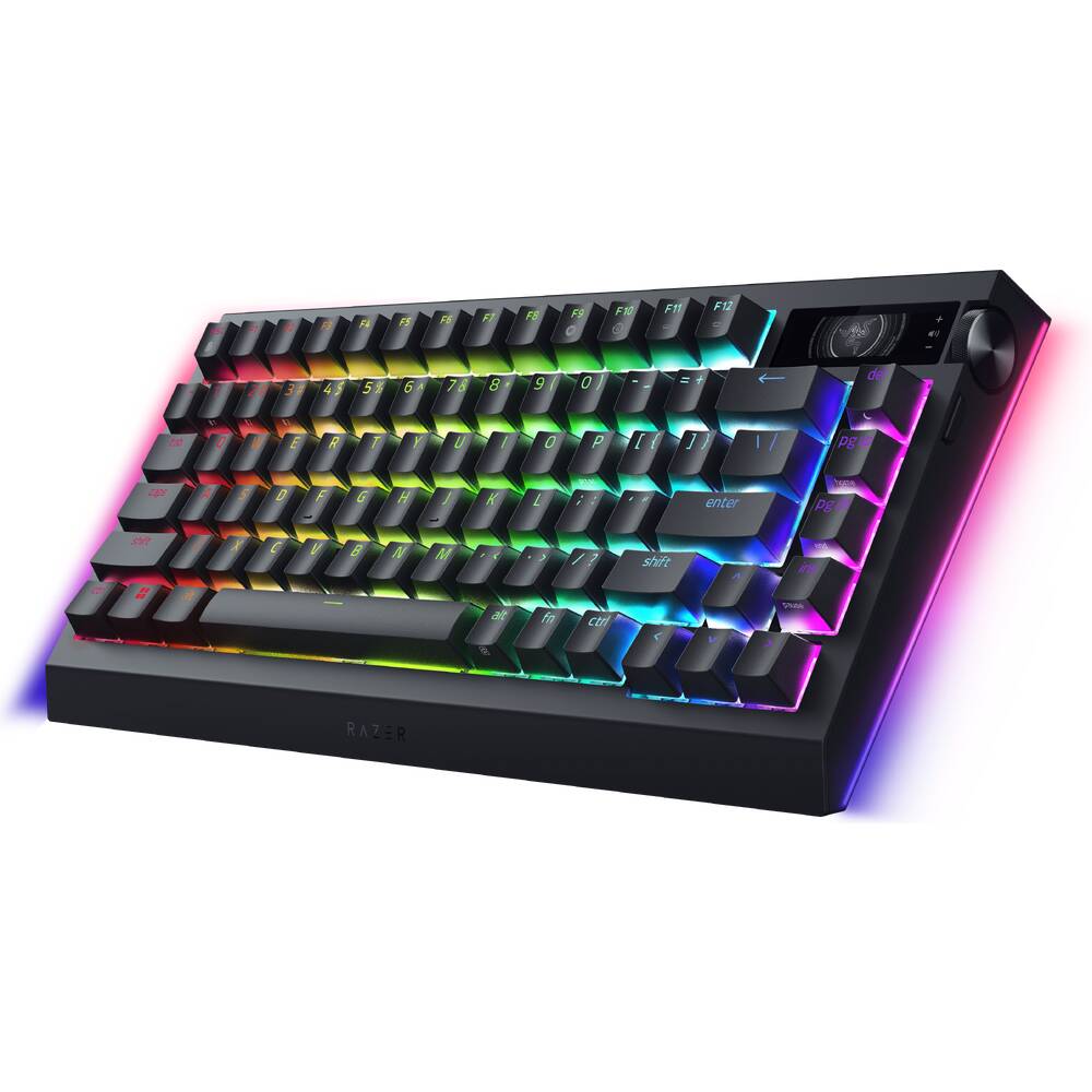 Razer レイザー BlackWidow V4 Pro 75% 有線/USB無線/Bluetooth対応 75