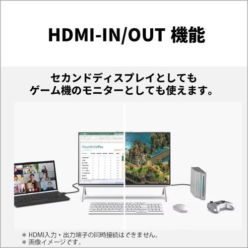 富士通 FUJITSU デスクトップPC FMV Desktop F FMVF55K1WA [23.8型 /i5