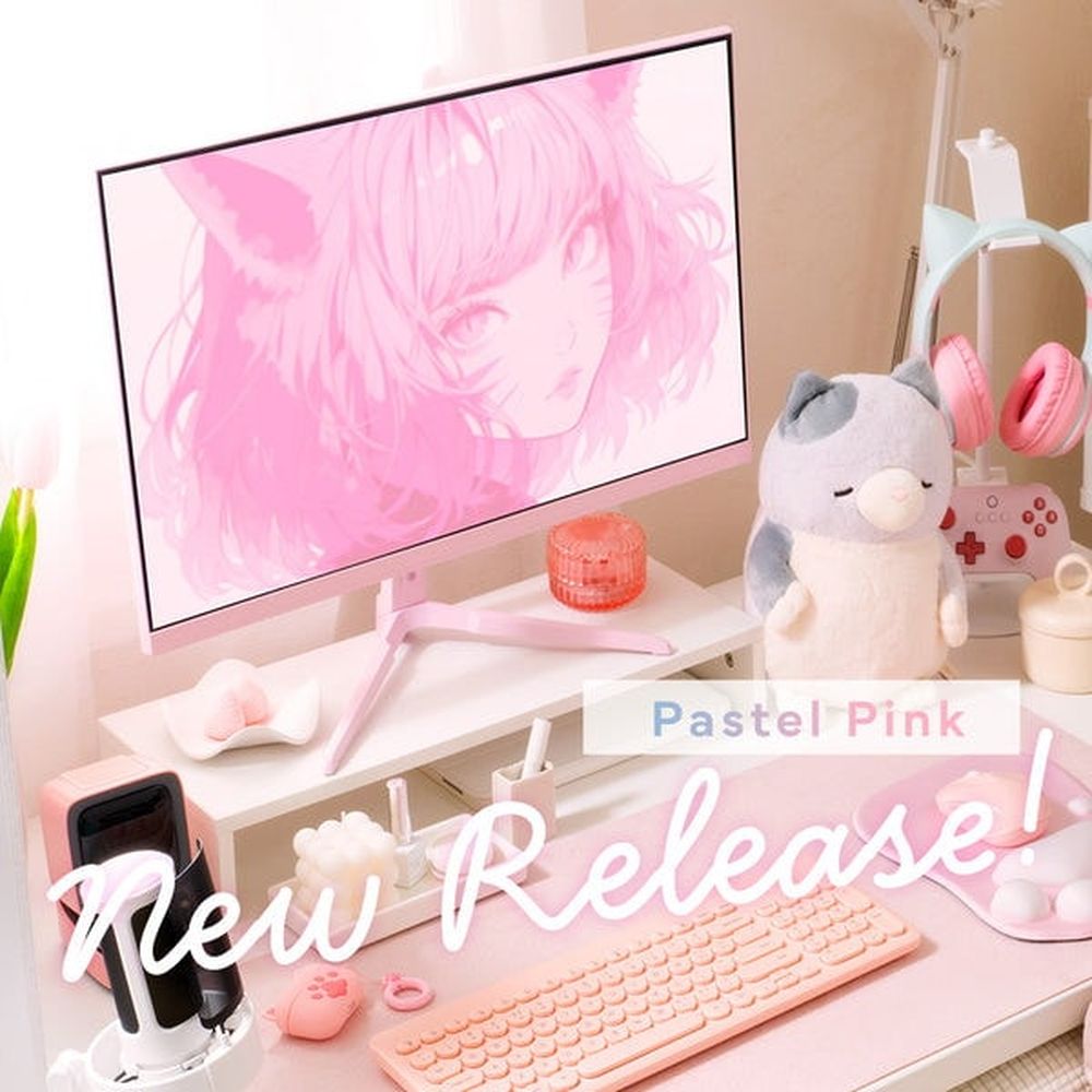 Pixio ピクシオ PX248 Wave / パステルピンク [PX248WAVE K-O] 23.8