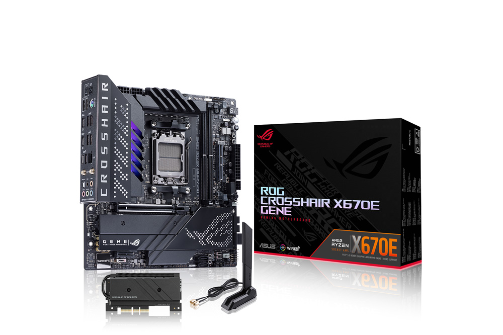 ASUS エイスース ROG CROSSHAIR X670E GENE 【PCIe 5.0対応】｜ツクモ