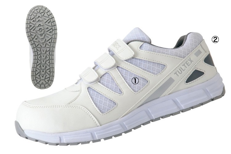 セーフティシューズ(耐油・耐滑・静電・マジック)[男女兼用](61-51659