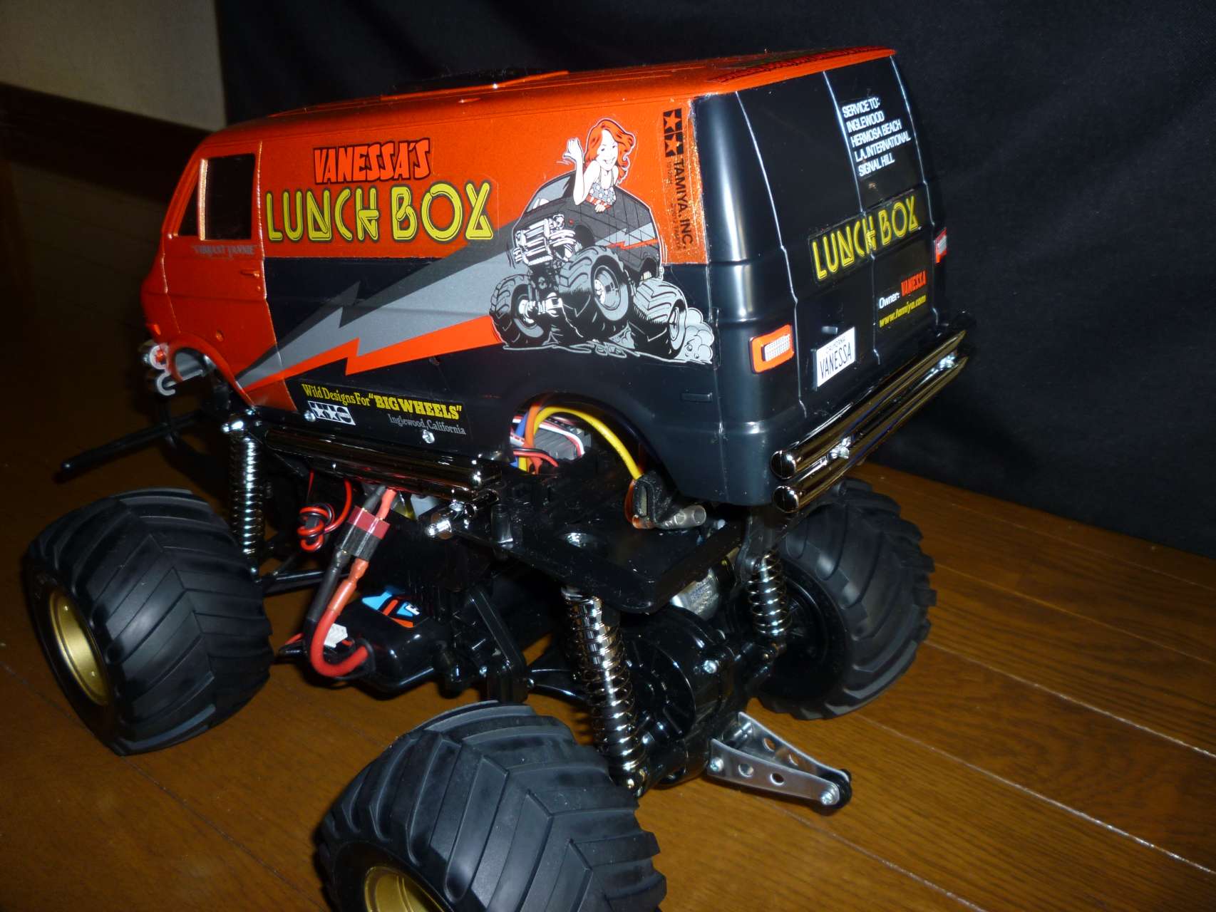 1/12 電動RC組立キット オフロードカー ランチボックス ブラック