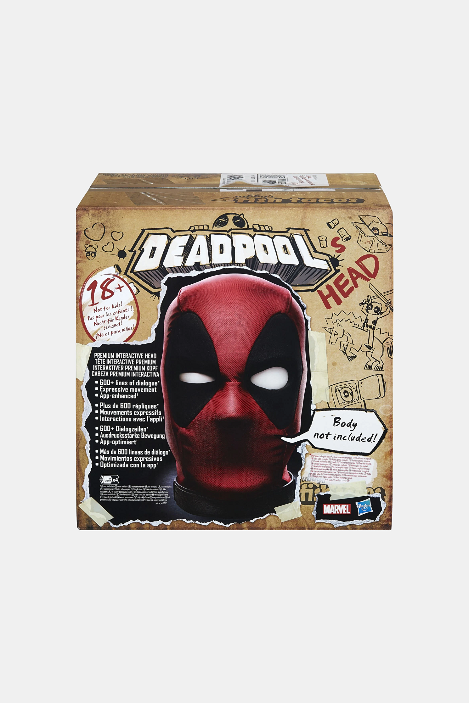 Hasbro Marvel Legends Deadpool's Head Premium Interactive Head