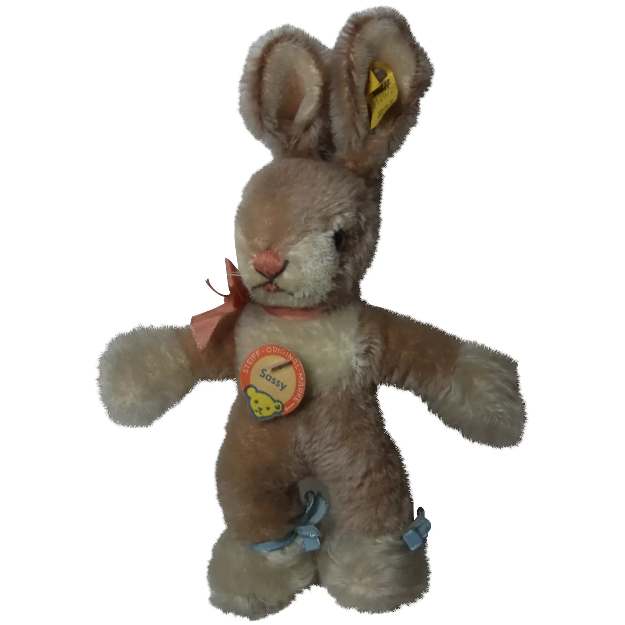 Steiff Rabbit Bunny Baby Sassy 3120/22 Vintage German. For Sale at
