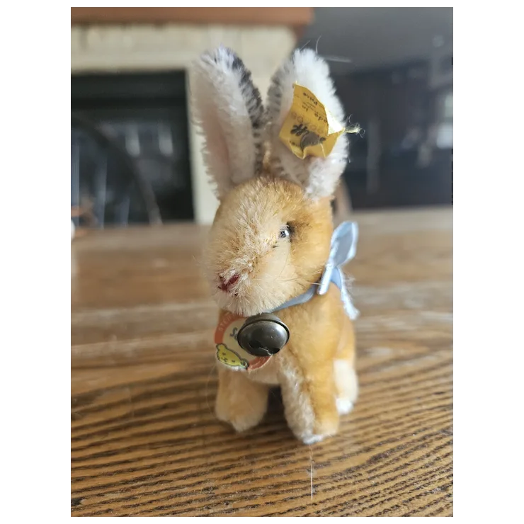 1950's Steiff Sonny Mohair Bunny Rabbit w/ All I.D.. For Sale at
