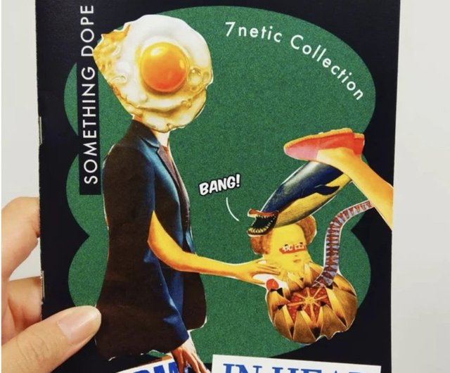 台湾 ZINE / 手製ミニマガジン / Mr. and Ms. Mess 立体コラージュミニ