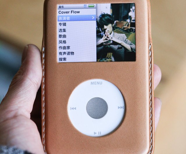 ラッキーファイブ手作り本革保護ケース iPod classic 第 3 世代 ipc 本