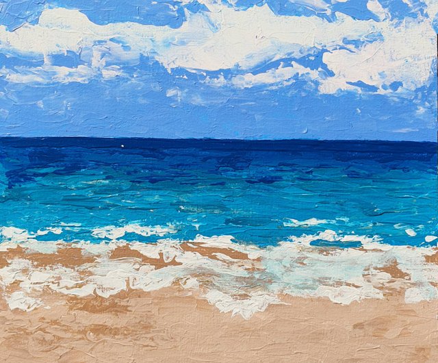 ボンジボー 青い海のミコノス 海 絵画 海 絵画 風景画 ギリシャ エーゲ
