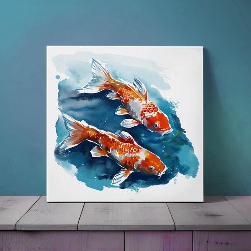 錦鯉水彩- 2026 人氣榜/限時優惠- Pinkoi