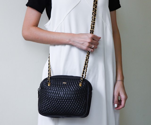 送料無料】台湾 ヴィンテージ Bally ブラック ラムスキン ゴールド