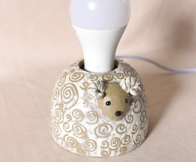 台湾 【体験・アクティビティ】動物ランプシェード手作り陶芸講座 親子