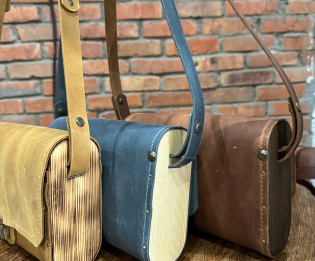 送料無料】ウクライナ ウッドレザーバッグ ハンドメイドショルダー