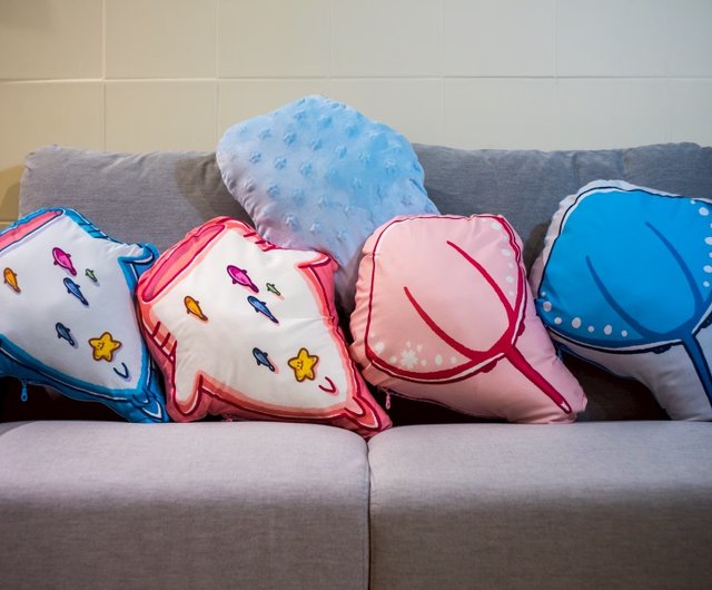 台湾 【即日発送】ジンベエザメ／エイ ふんわりクッション ホッピー