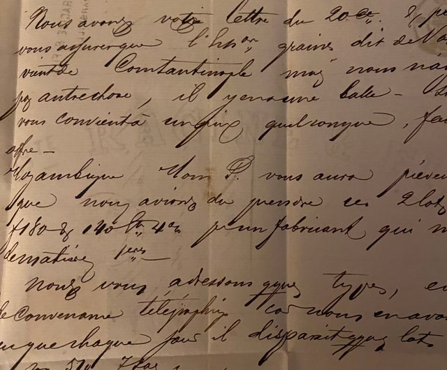 台湾 19世紀フランス 百年郵便 手書きの手紙 ct-antique - Pinkoi