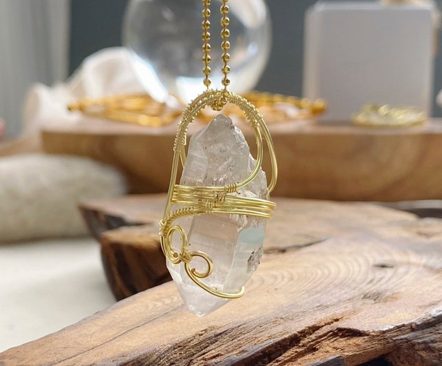 香港 【クリアクォーツ原石】ヒマラヤ水晶ネックレス / オーダーメイド