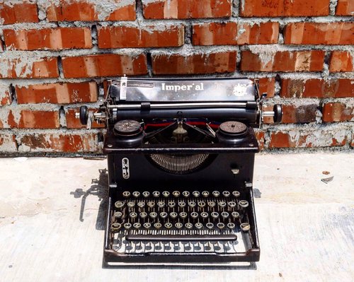 台湾 [販売済み]インペリアルアンティークタイプライター、1920年代