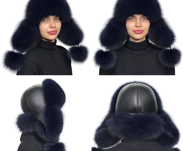 送料無料】ウクライナ レディースファーハット 冬用 ウシャンカファー