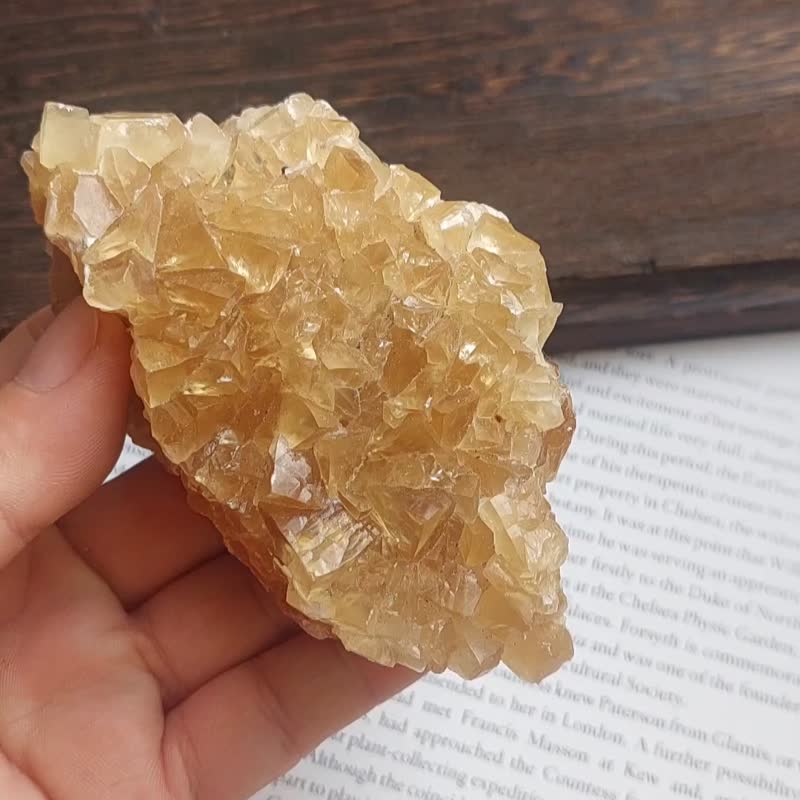 台湾 方解石蜂蜜 福建省産方解石天然鉱石 alice-gems-jewelry - Pinkoi