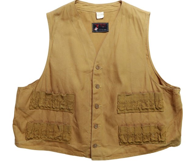 台湾 1950年代 Red Head ハンティングベスト ヴィンテージベスト