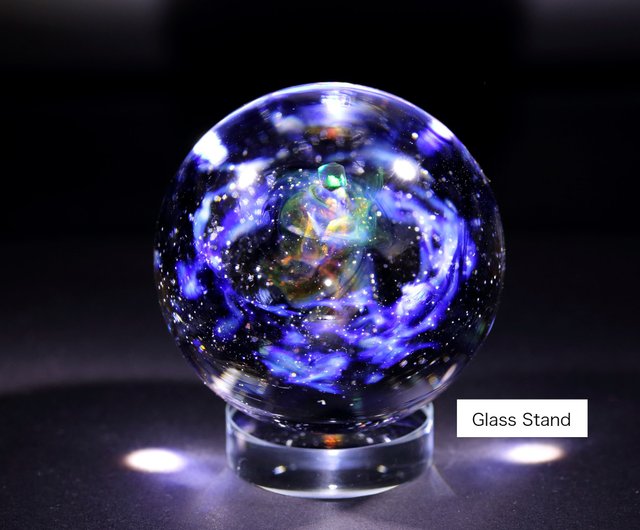 送料無料】51mm 星雲状宇宙ガラスマーブル - オブジェ no.M228 Star