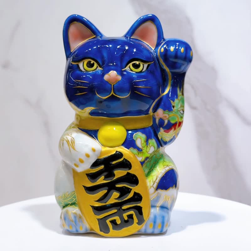送料無料】香港 清水焼の招き猫 | 清水焼の招き猫富士昇龍