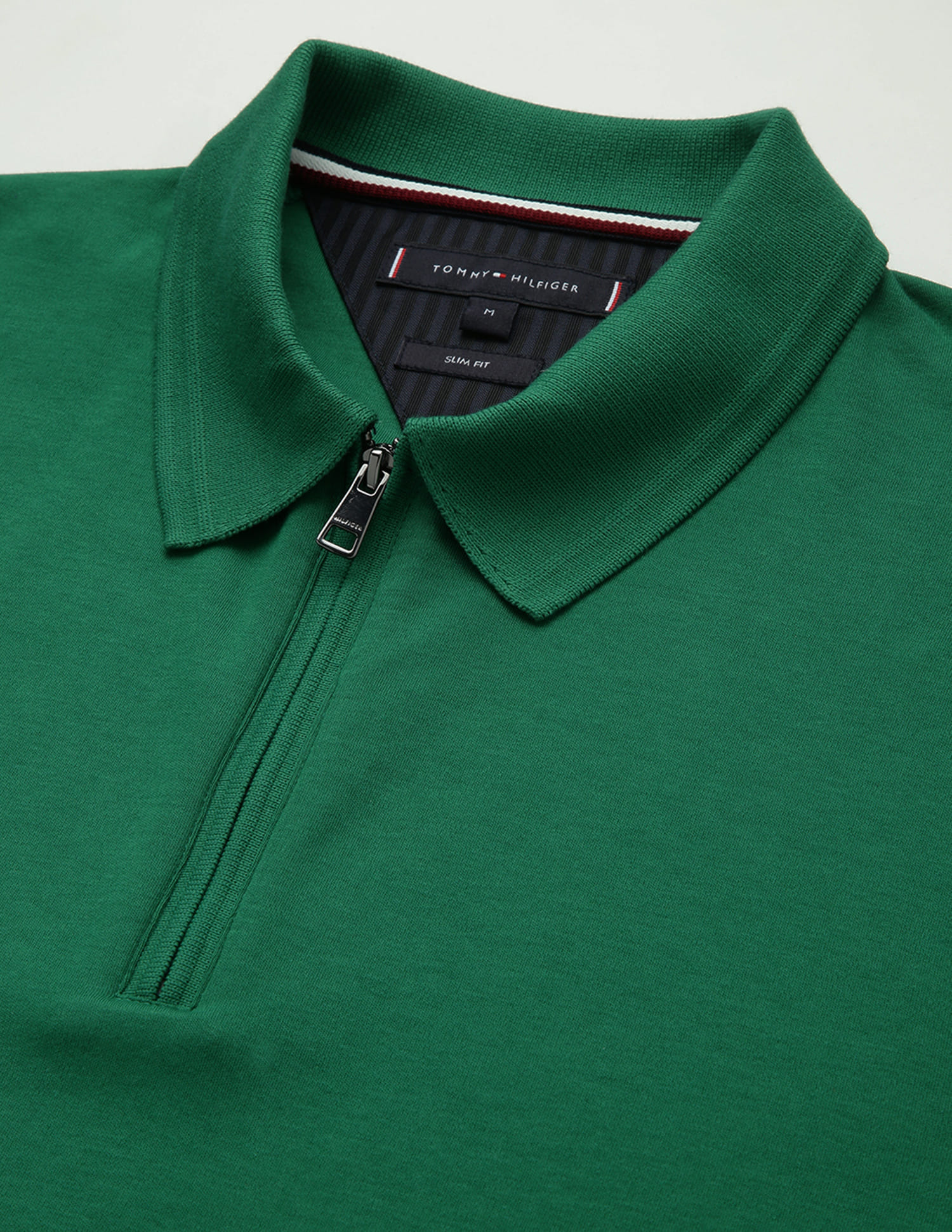 Buy Tommy Hilfiger Interlock Zip Slim Fit Polo Shirt - NNNOW.com