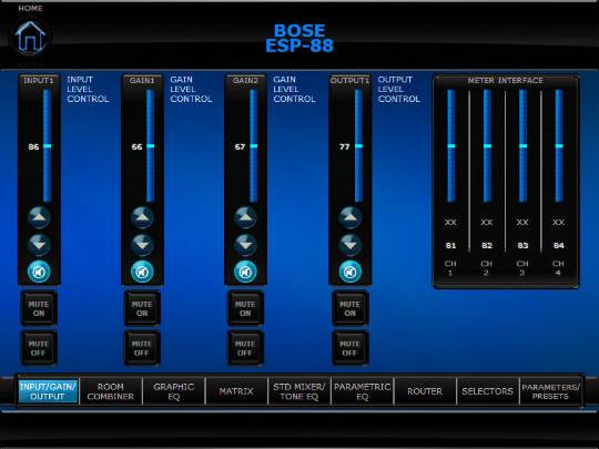 Bose Corporation ESP-88 (North America) - Crestron Application Market
