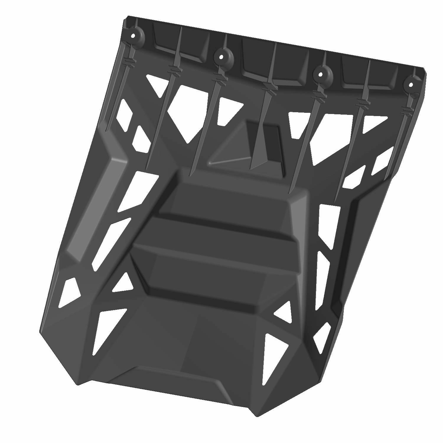 Snow Flap with Holes, Gloss Black, Part 5456130-070 | Polaris