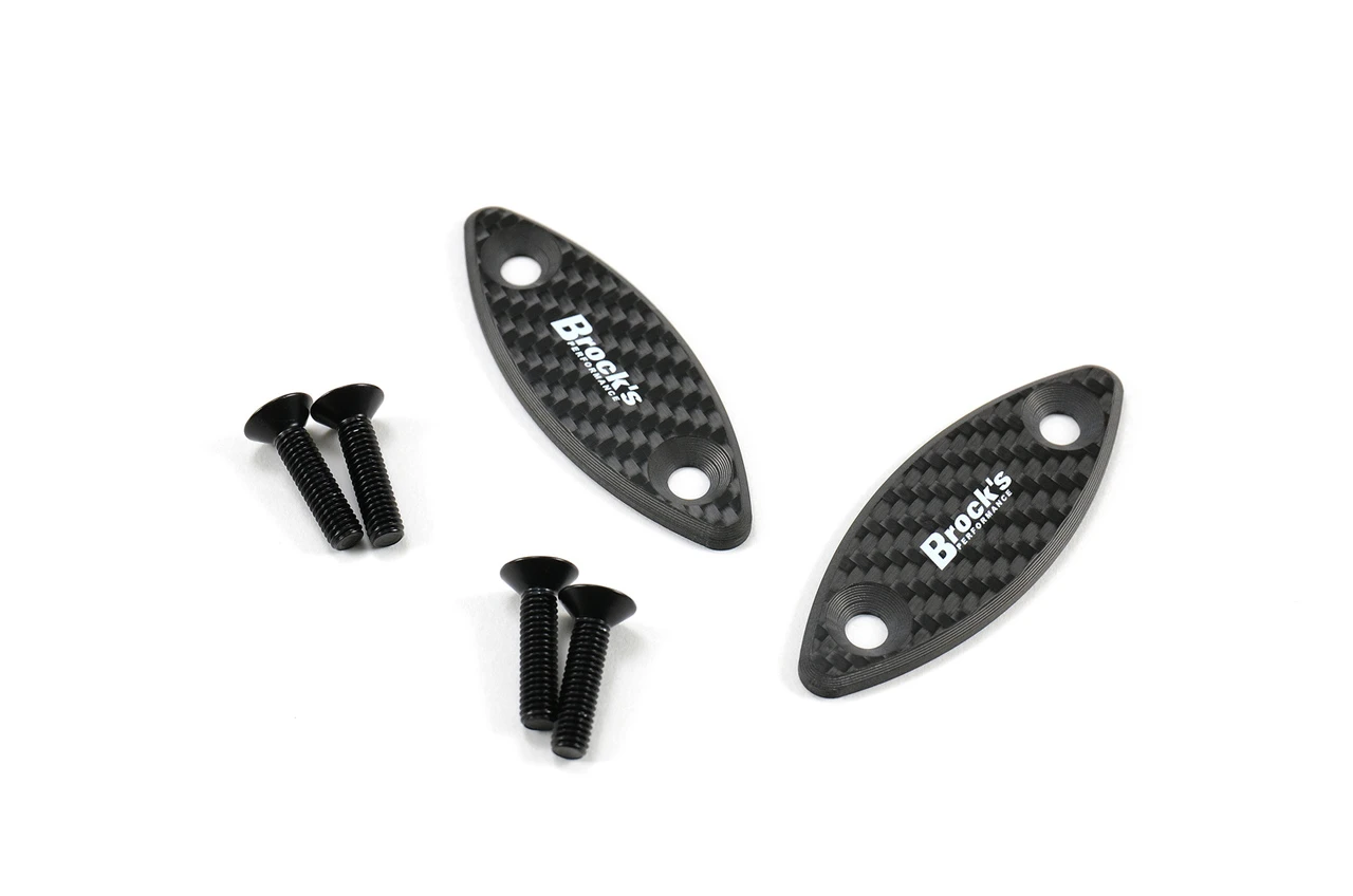 Buy Mirror Block Off Plate Set Carbon Fiber ZX-14R (06-25) SKU