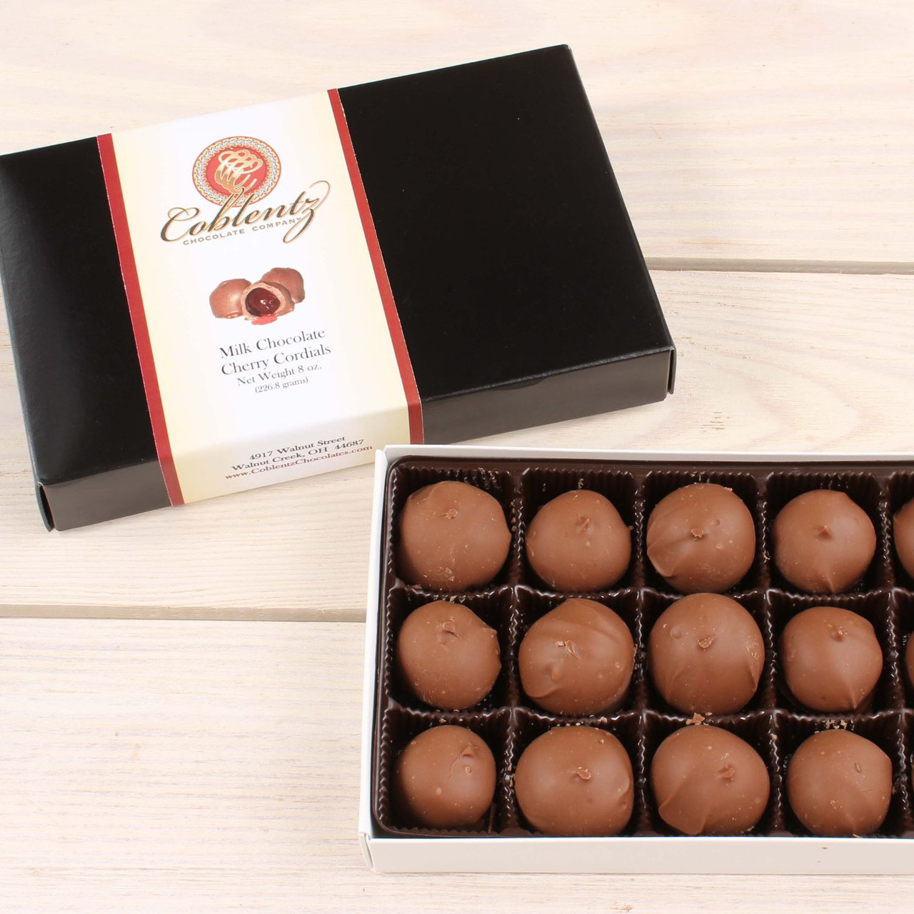 Cherry Cordials - Milk Chocolate | Coblentz Chocolate
