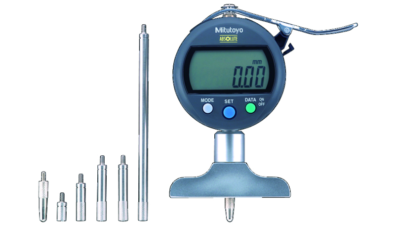 Mitutoyo ABSOLUTE Digimatic Depth Gage, 0-200mm - 547-211| Penn