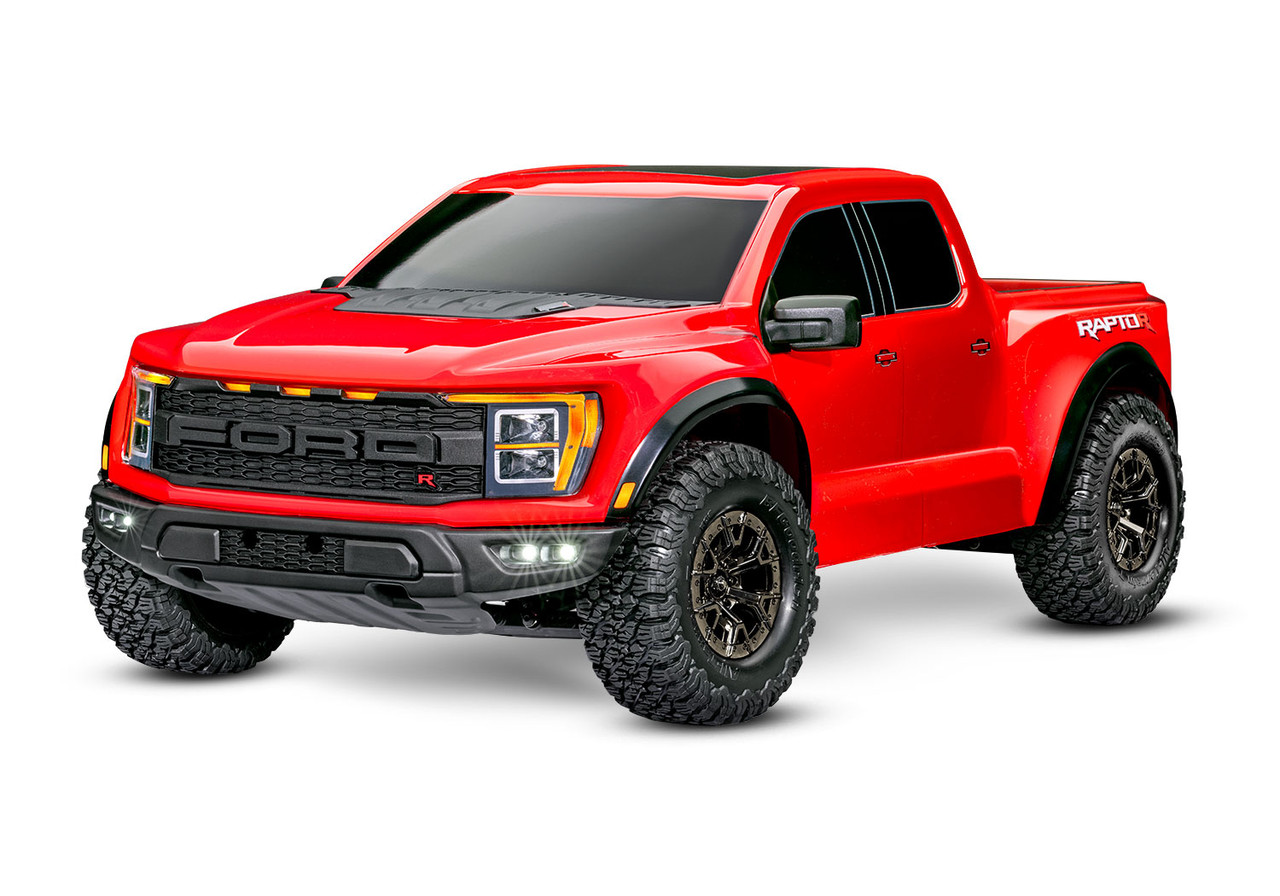 Traxxas Ford Raptor 4x4 VXL Brushless Truck (Red) (TRA101076-4-RED