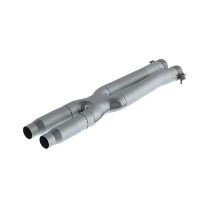 MBRP S7213409 Mustang GT 2.5 Inch Resonator Delete X- Pipe T409