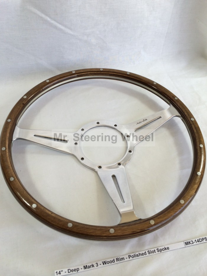 Moto-Lita Mark 3 Laminate Wood Steering Wheel- *MULTIPLE