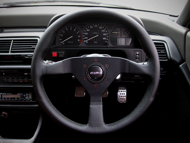 MOMO Monte Carlo 350mm BLack Steering Wheel | MrSteeringWheel