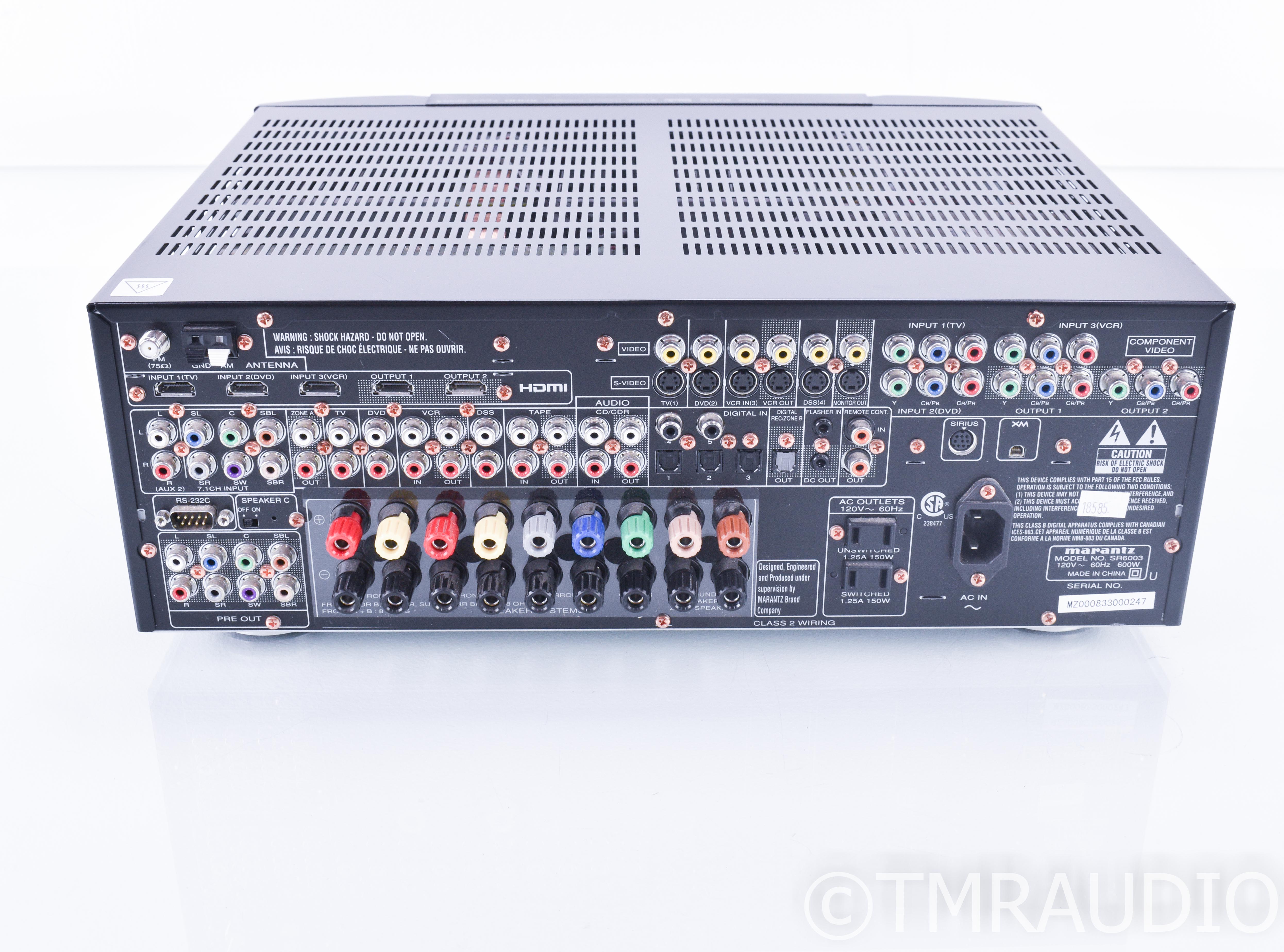 Marantz SR6003 7.1 Channel Home Theater Receiver